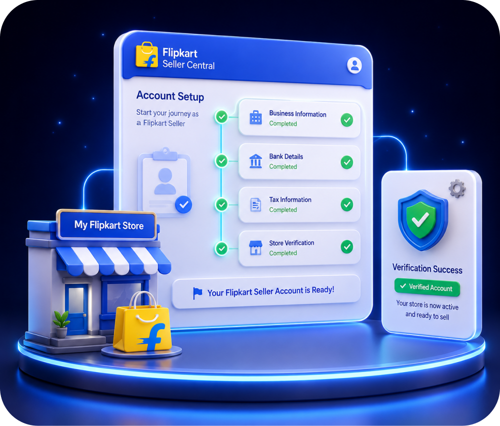 Flipkart Seller Central Account Setup