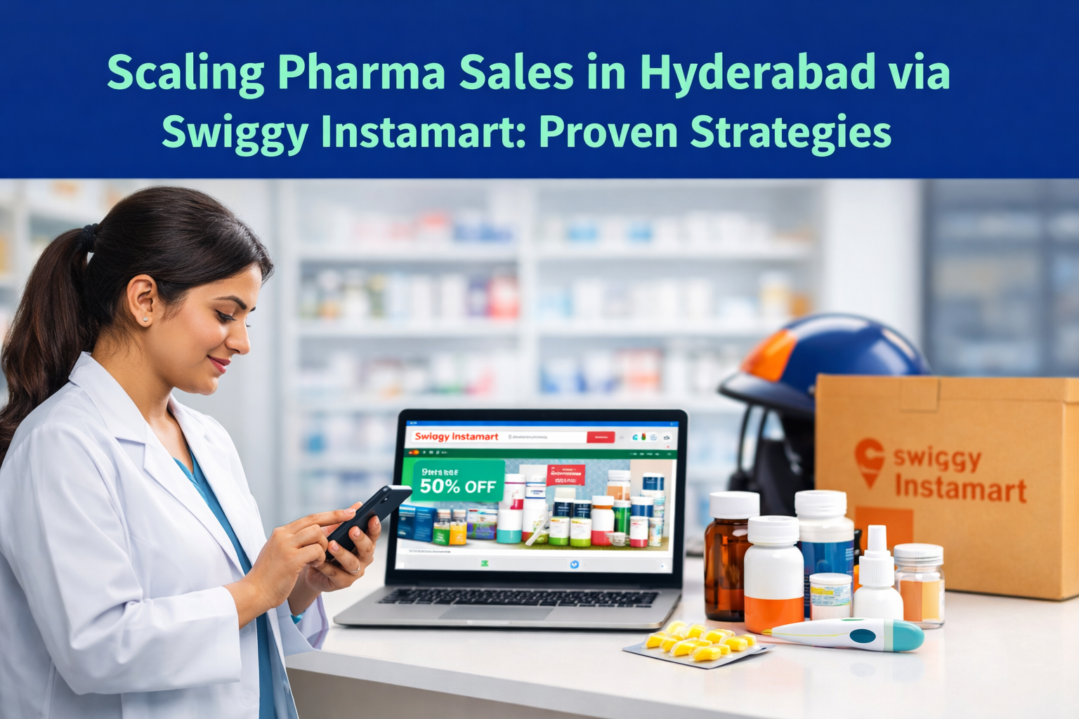 Pharma Sales in Hyderabad via Swiggy Instamart