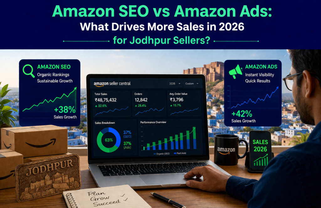 Amazon SEO vs Amazon Ads in 2026: What Drives More Sales for Jodhpur ...