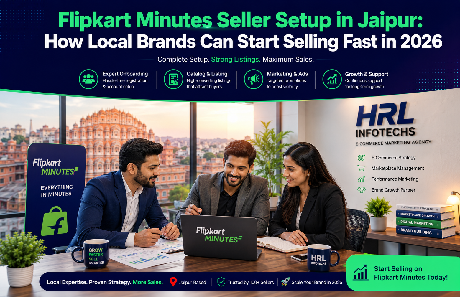 Flipkart Minutes Seller Setup In Jaipur How Local Brands Can Start 