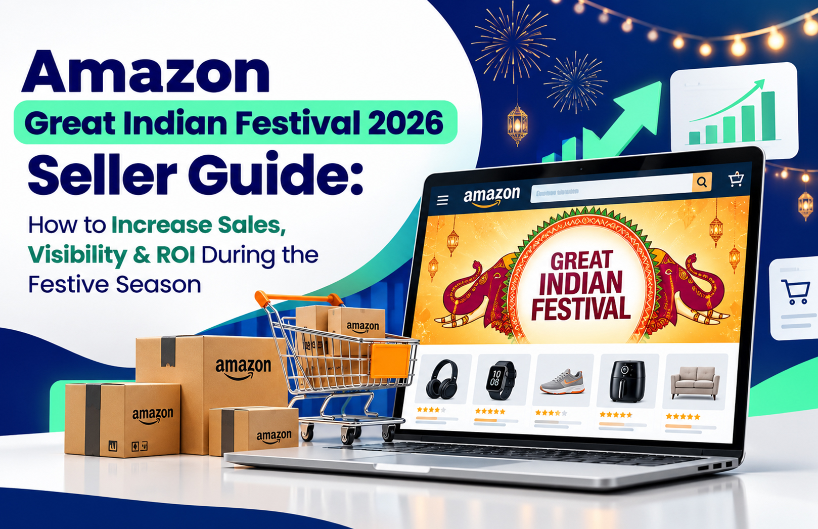 Amazon Great Indian Festival 2026 Seller Guide: How to Increase Sales, Visibility & ROI During the Festive Season