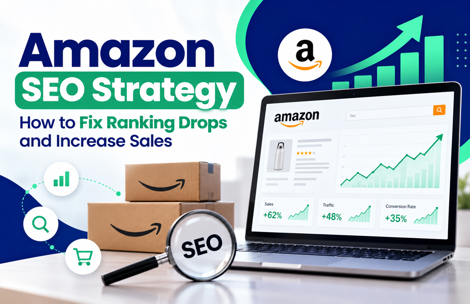 Amazon SEO strategy for improving product rankings and sales